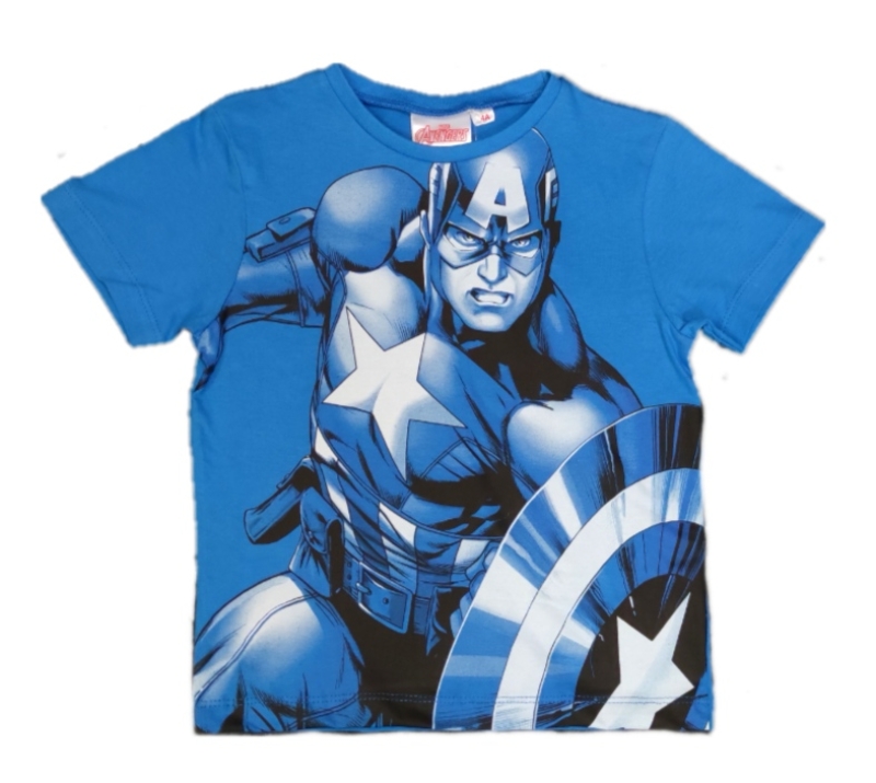 Avengers T-Shirt für Jungen Blau Captain America | MARVEL